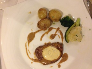 Chateaubriand con verduras